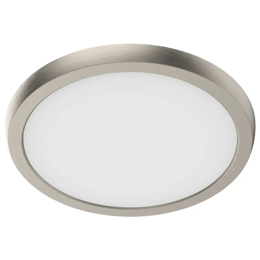 Blink Performer 9" Round LED Flush Mount in Brushed Nickel - Image 1