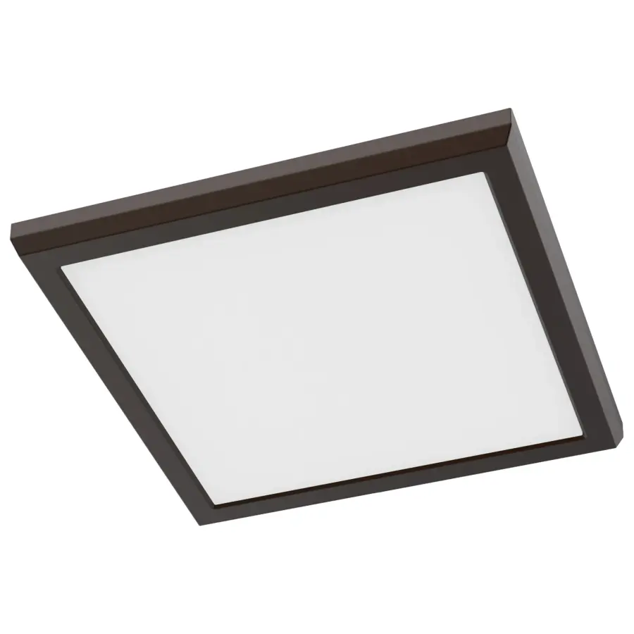 Blink Performer 9" Square LED Flush Mount in Bronze - Image 1