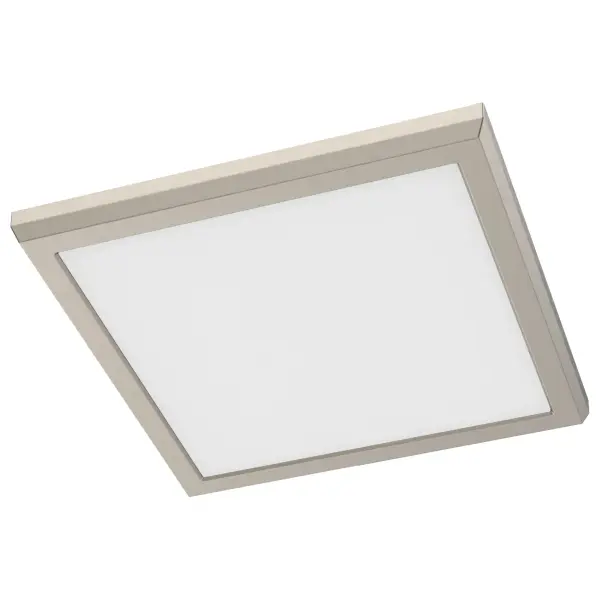 Blink Performer 9" Square LED Flush Mount in Brushed Nickel - Image 1