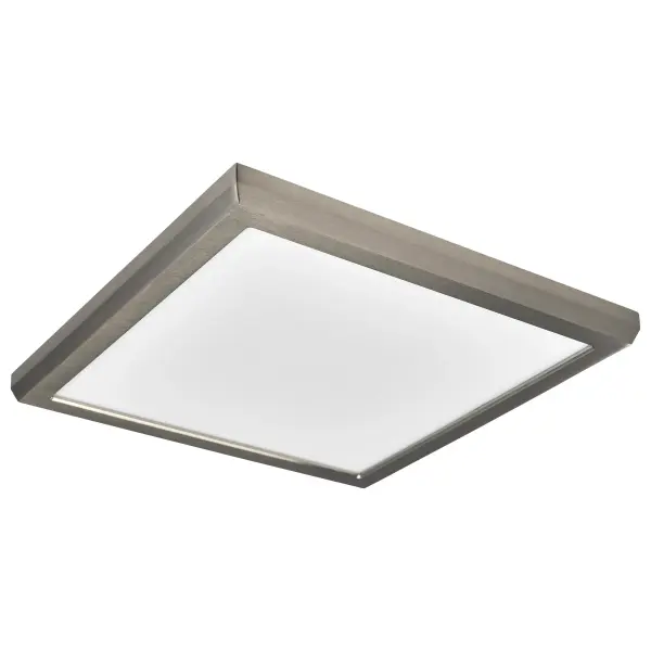 Blink Performer 9" Square LED Flush Mount in Brushed Nickel - Image 2