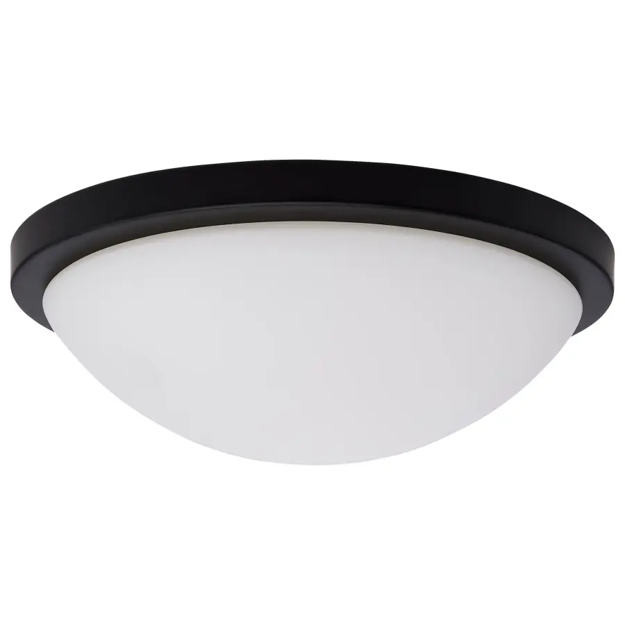 Button 11" LED Flush Mount - Matte Black - Image 1