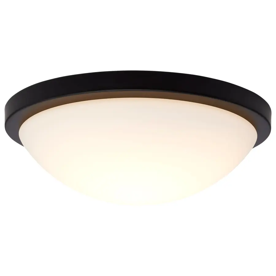 Button 11" LED Flush Mount - Matte Black - Image 2