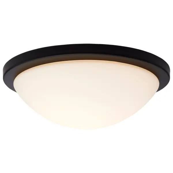 Button 13" LED Flush Mount - Matte Black - Image 2