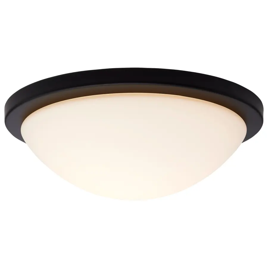 Button 13" LED Flush Mount - Matte Black - Image 2