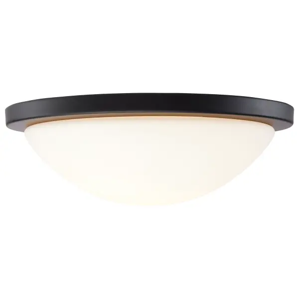 Button 13" LED Flush Mount - Matte Black - Image 4