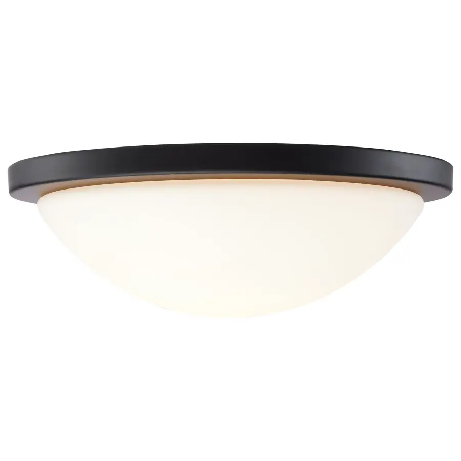 Button 13" LED Flush Mount - Matte Black - Image 4