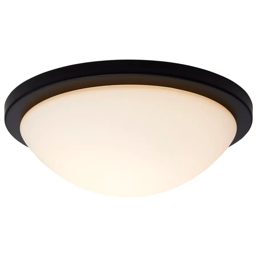 Button 13" LED Flush Mount - Matte Black - Image 6