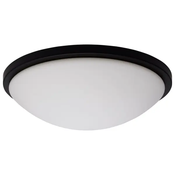 Button 17" LED Flush Mount - Matte Black - Image 5