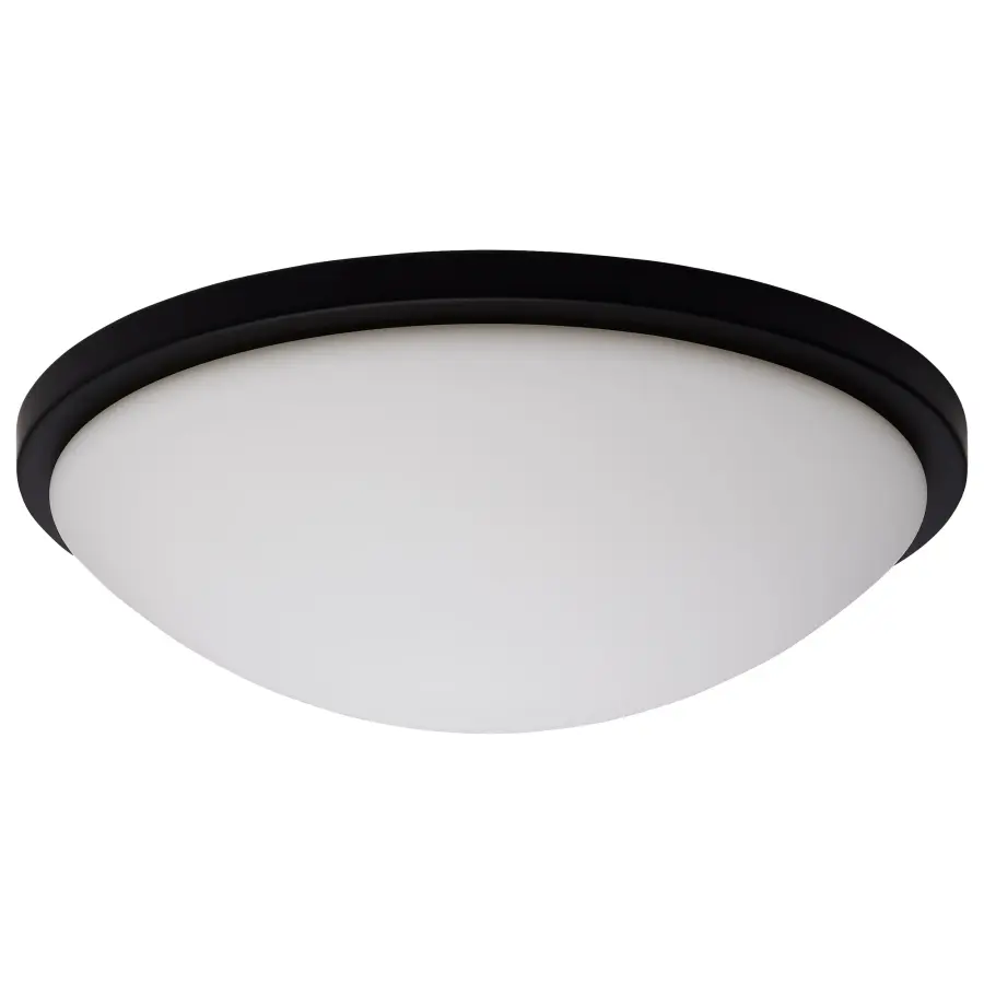 Button 17" LED Flush Mount - Matte Black - Image 5