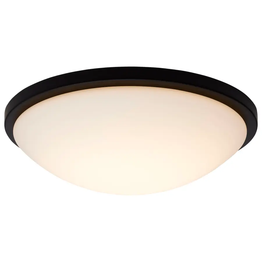 Button 17" LED Flush Mount - Matte Black - Image 6