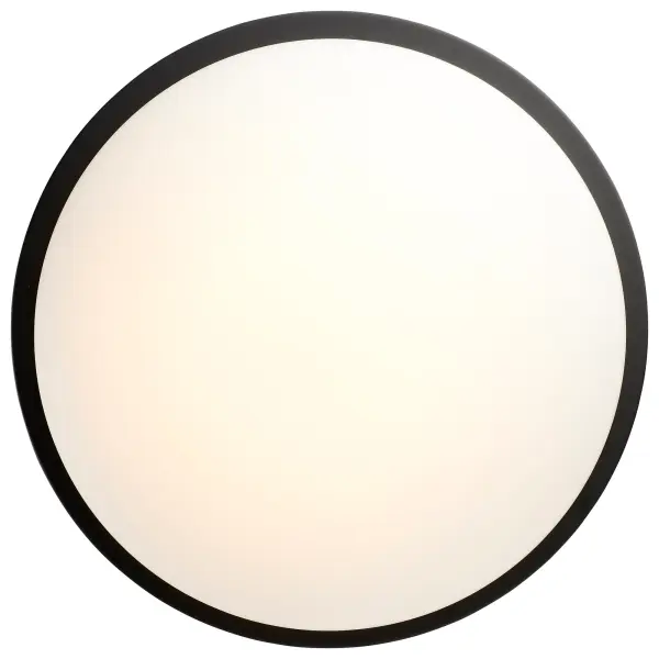 Button 17" LED Flush Mount - Matte Black - Image 8