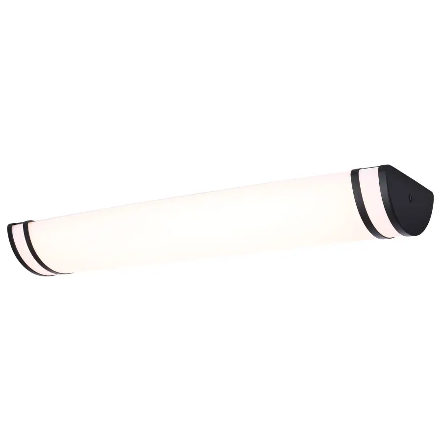 Glamour LED 25" Vanity Light - Black Finish - Image 4