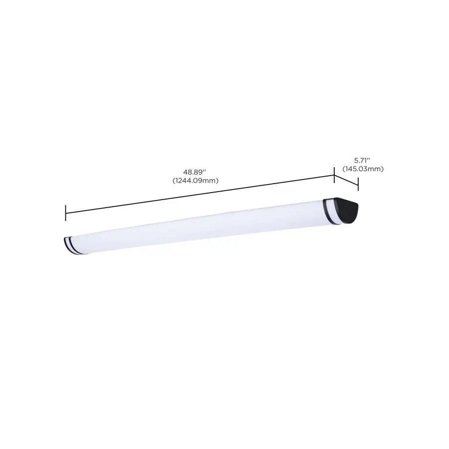 Glamour LED 49" Vanity Light - Black Finish - Image 13