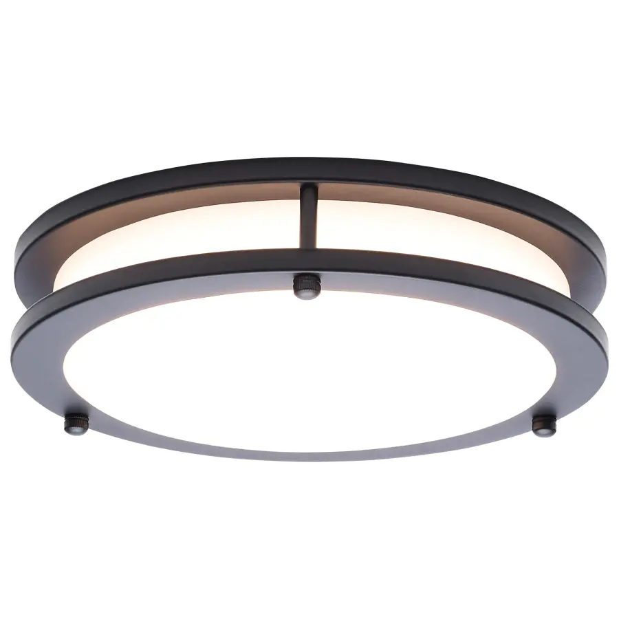 Glamour LED 10" Flush Mount in Black - Image 2