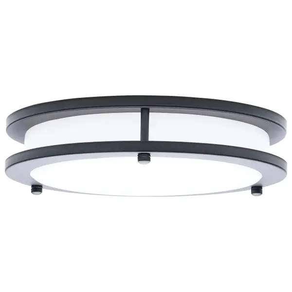 Glamour LED 10" Flush Mount in Black - Image 3
