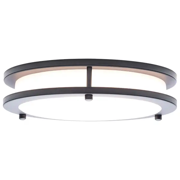 Glamour LED 10" Flush Mount in Black - Image 4