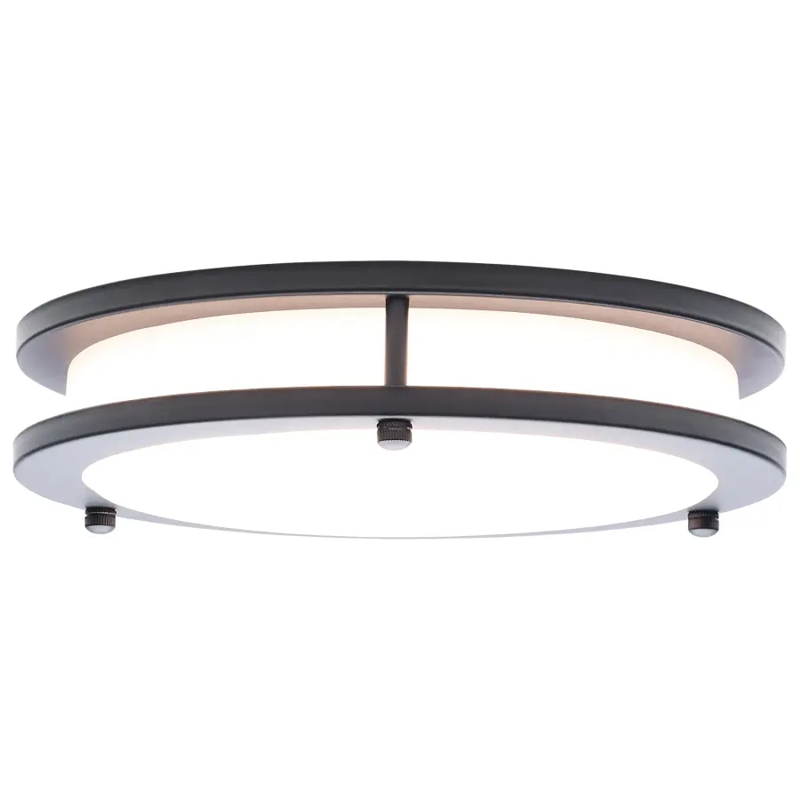 Glamour LED 10" Flush Mount in Black - Image 4