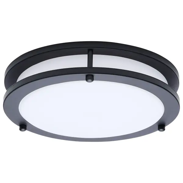 Glamour LED 10" Flush Mount in Black - Image 5