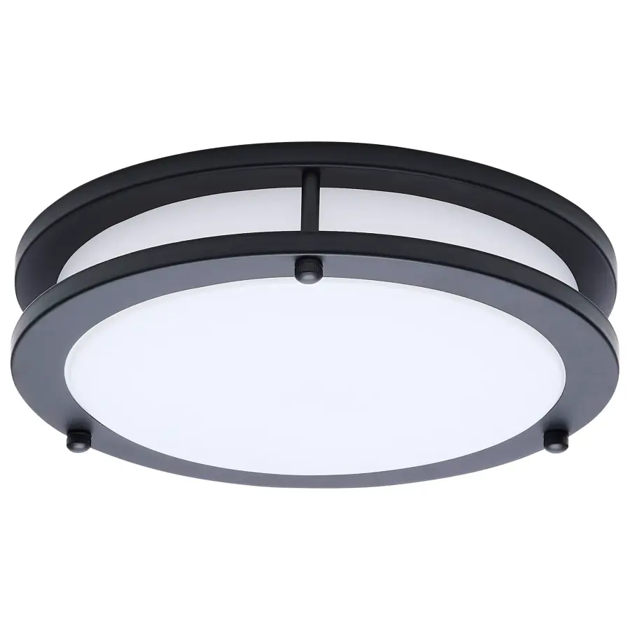 Glamour LED 10" Flush Mount in Black - Image 5