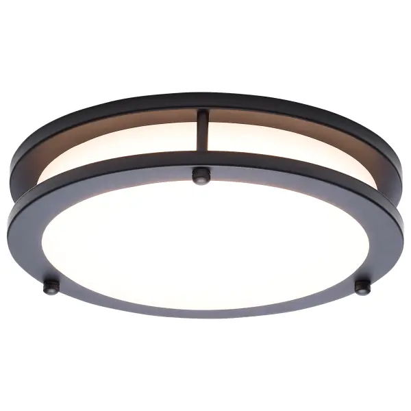 Glamour LED 10" Flush Mount in Black - Image 6
