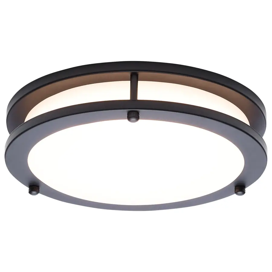 Glamour LED 10" Flush Mount in Black - Image 6