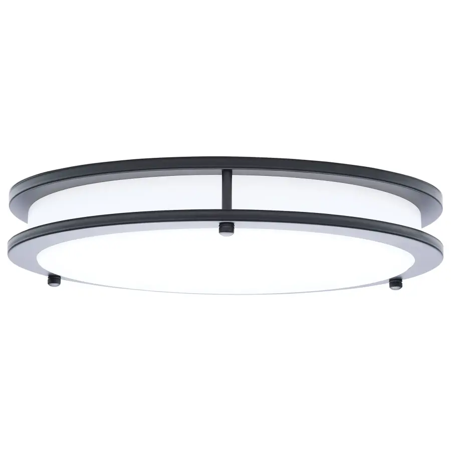Glamour LED 13" Flush Mount in Black - Image 3