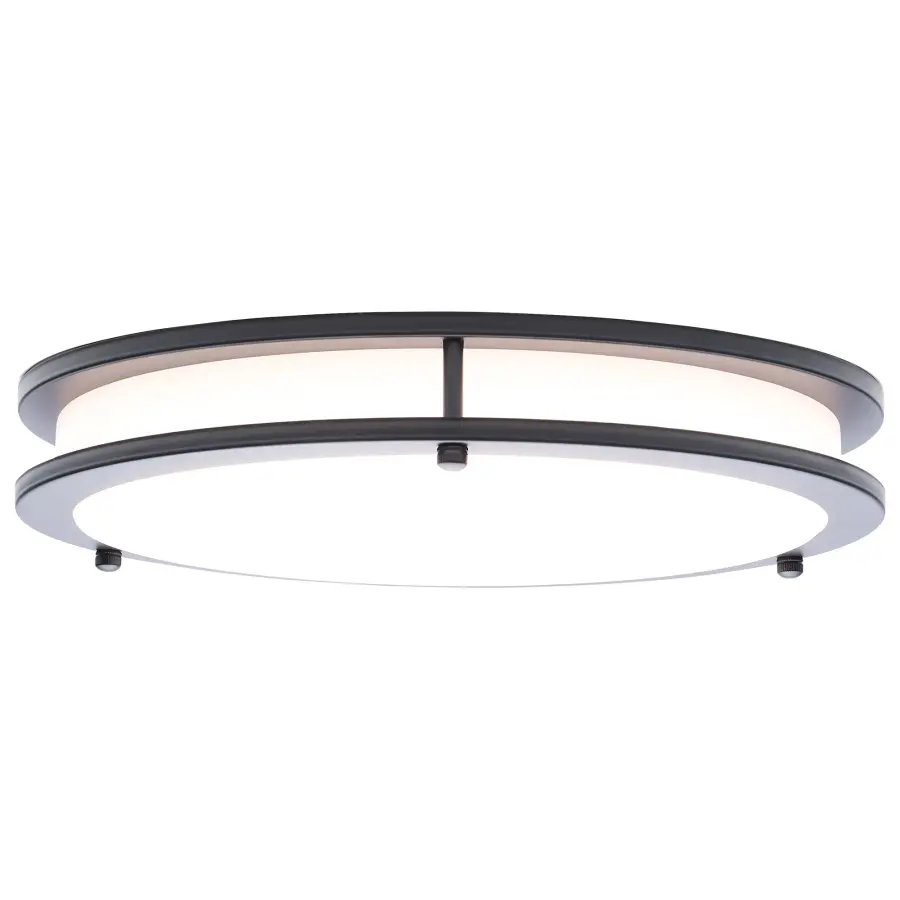 Glamour LED 13" Flush Mount in Black - Image 4