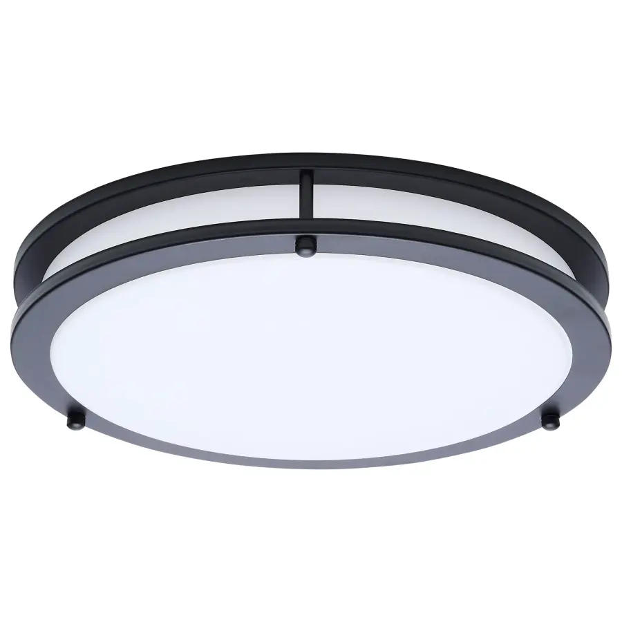 Glamour LED 13" Flush Mount in Black - Image 5