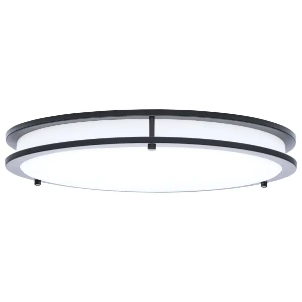Glamour LED 17" Flush Mount in Black - Image 3