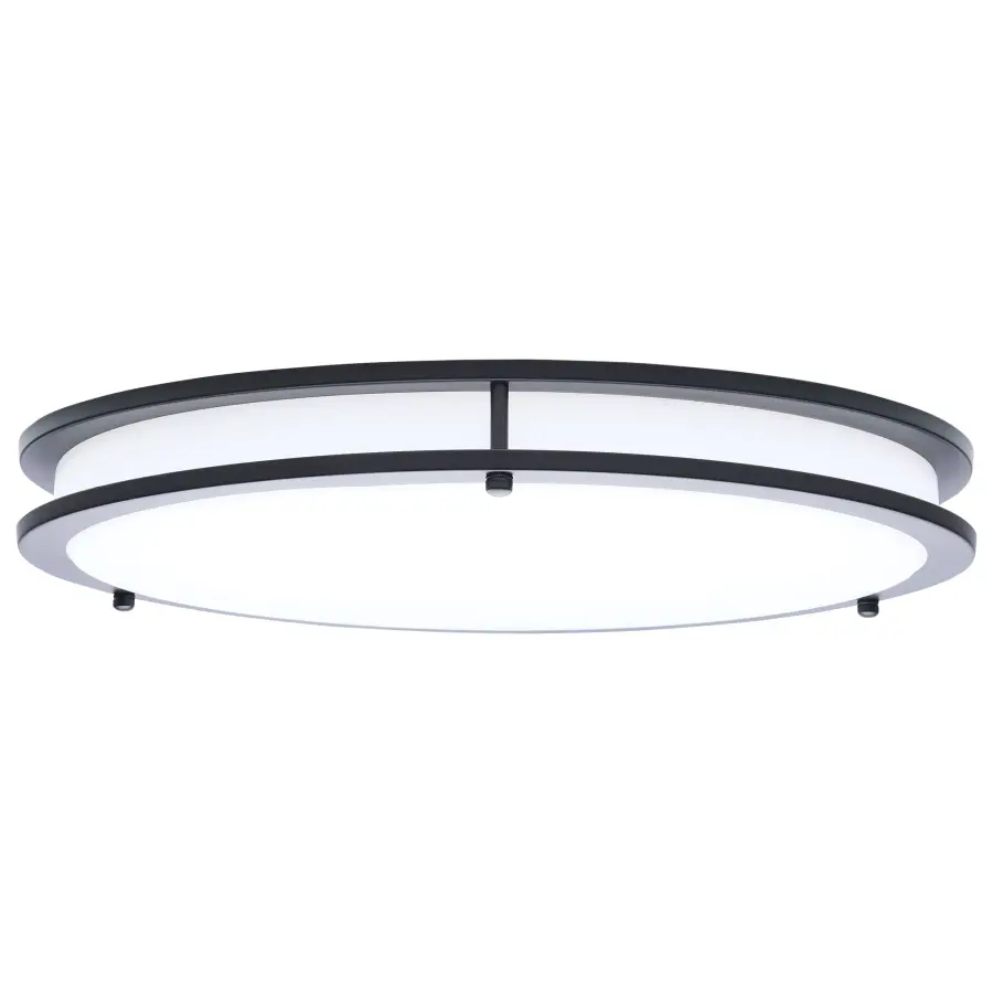 Glamour LED 17" Flush Mount in Black - Image 3