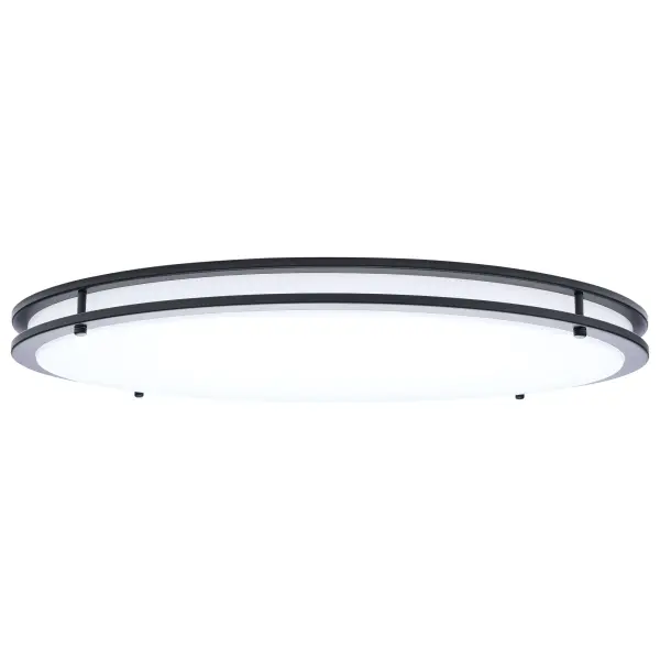 Glamour LED 24" Flush Mount in Black - Image 3