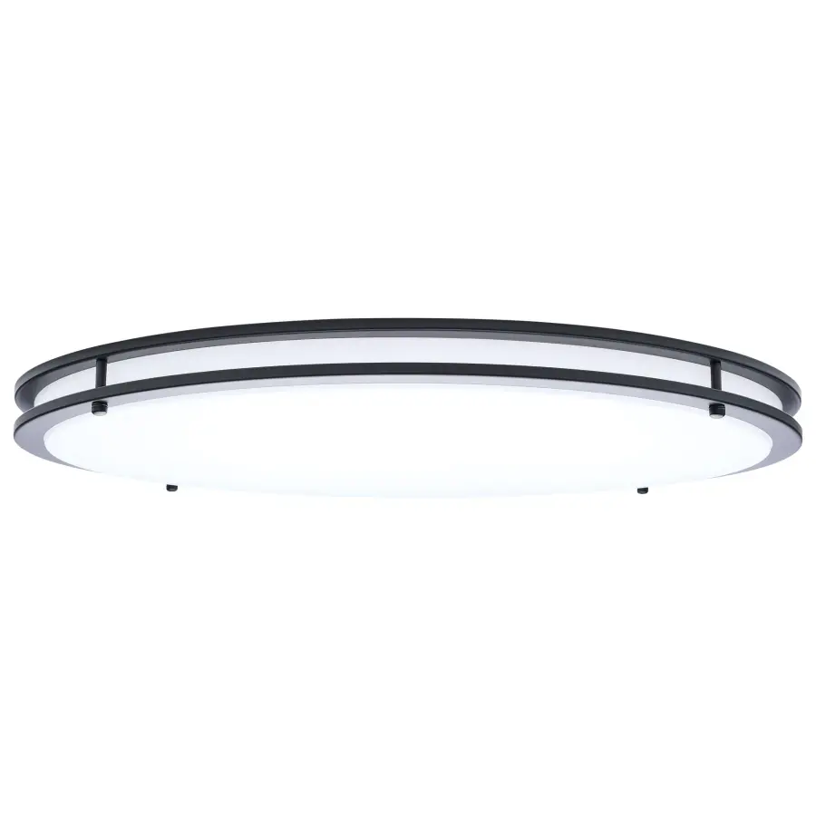 Glamour LED 24" Flush Mount in Black - Image 3