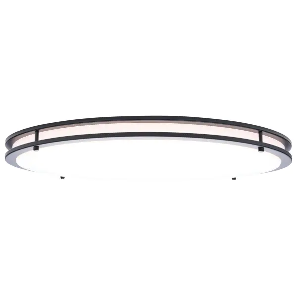 Glamour LED 24" Flush Mount in Black - Image 4