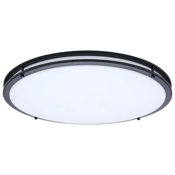 Glamour LED 24" Flush Mount in Black - Image 5