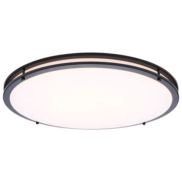 Glamour LED 24" Flush Mount in Black - Image 6