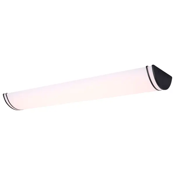 The Glamour Linear Flush Mount delivers sophisticated, energy-efficient lighting with selectable color temperatures from warm 2700K to cool 5000K. Its 50-inch linear profile and high CRI make it ideal for task-oriented spaces. - alternate view