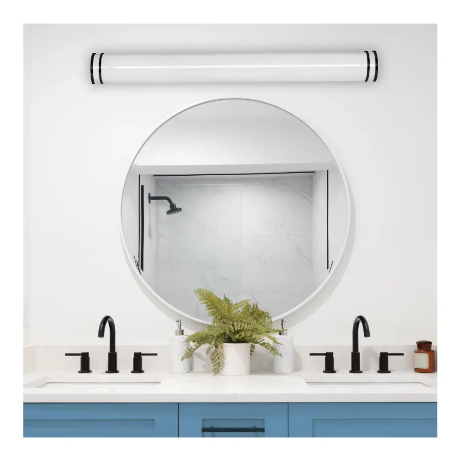 Glamour LED Linear Flush Mount - 50 Inch Black - Image 7