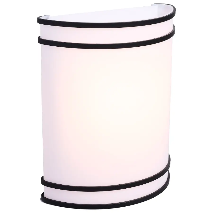 Glamour LED Wall Sconce in Black - Image 4