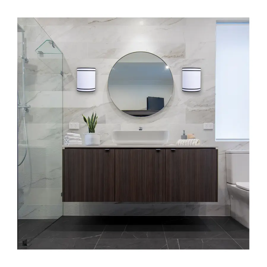Glamour LED Wall Sconce in Black - Image 7