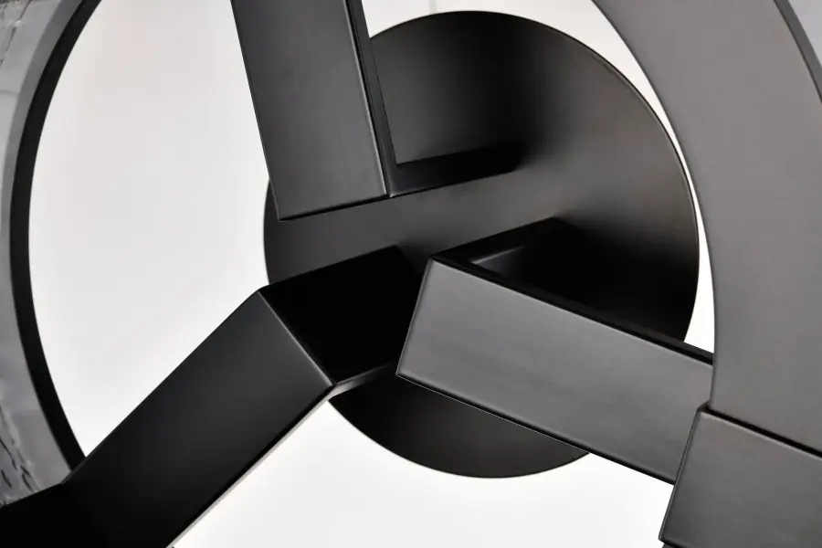 Darrow 13" LED Semi Flush Mount in Matte Black - Image 12