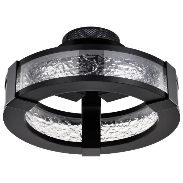 Darrow 13" LED Semi Flush Mount in Matte Black - Image 5