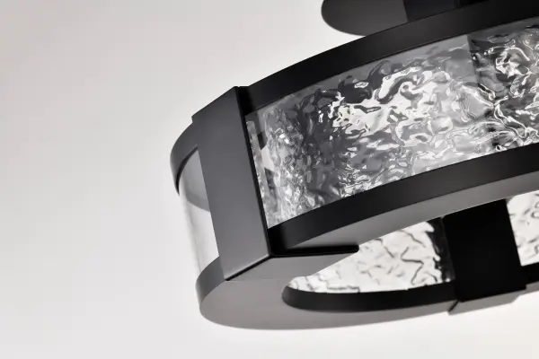 Darrow 13" LED Semi Flush Mount in Matte Black - Image 8