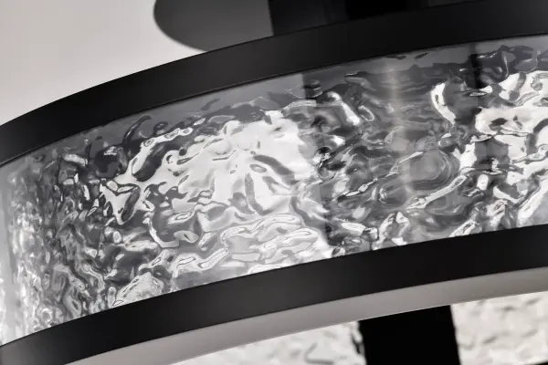 Darrow 13" LED Semi Flush Mount in Matte Black - Image 9