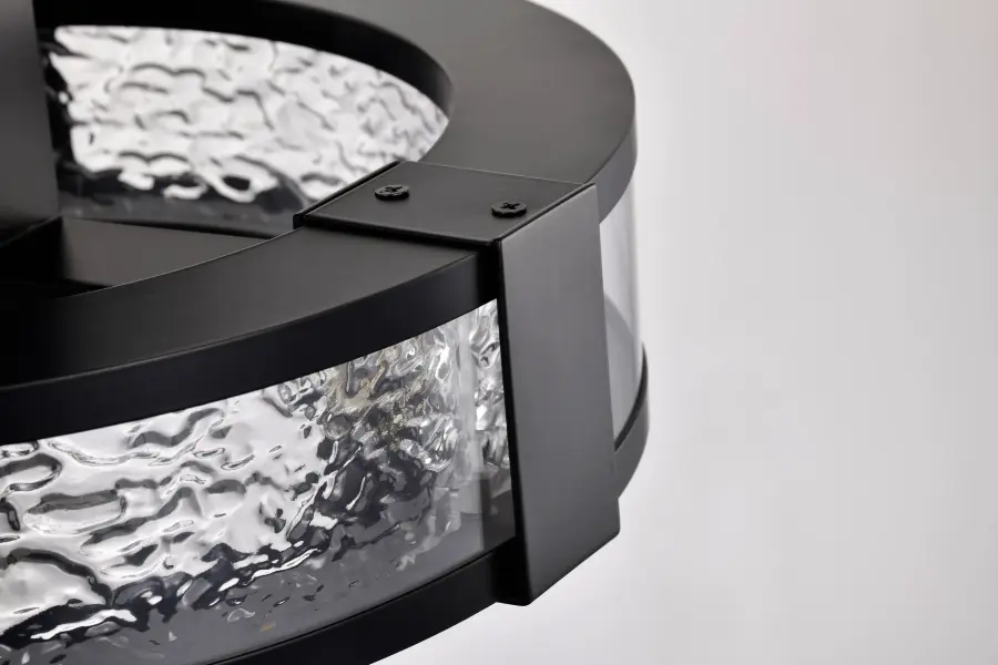 Darrow 13" LED Semi Flush Mount in Matte Black - Image 10