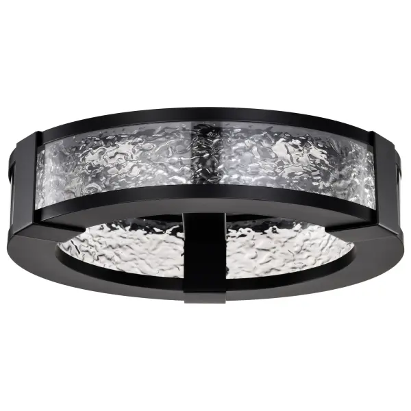 Darrow 13" LED Flush Mount in Matte Black - Image 1