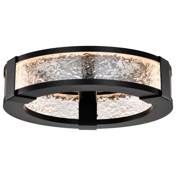 Darrow 13" LED Flush Mount in Matte Black - Image 4