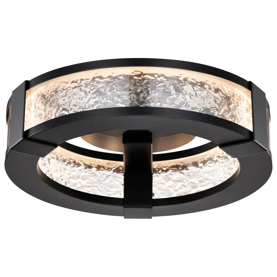 Darrow 13" LED Flush Mount in Matte Black - Image 8