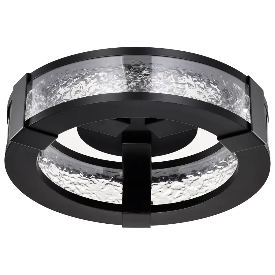 Darrow 13" LED Flush Mount in Matte Black - Image 9
