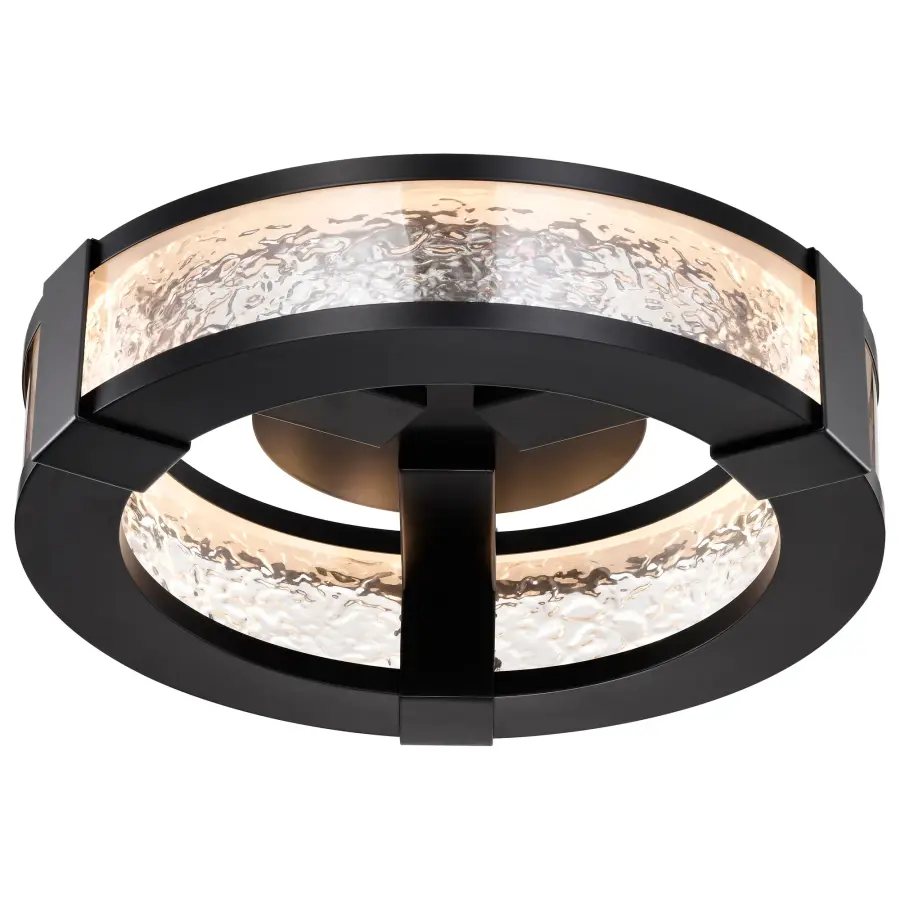 Darrow 13" LED Flush Mount in Matte Black - Image 10
