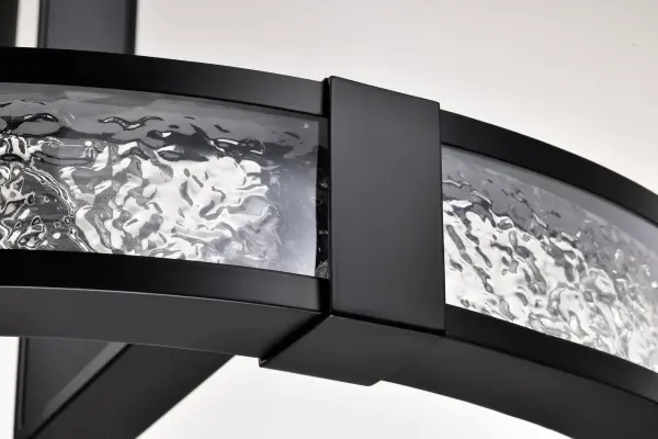 Darrow 24" LED Pendant in Matte Black - Image 11